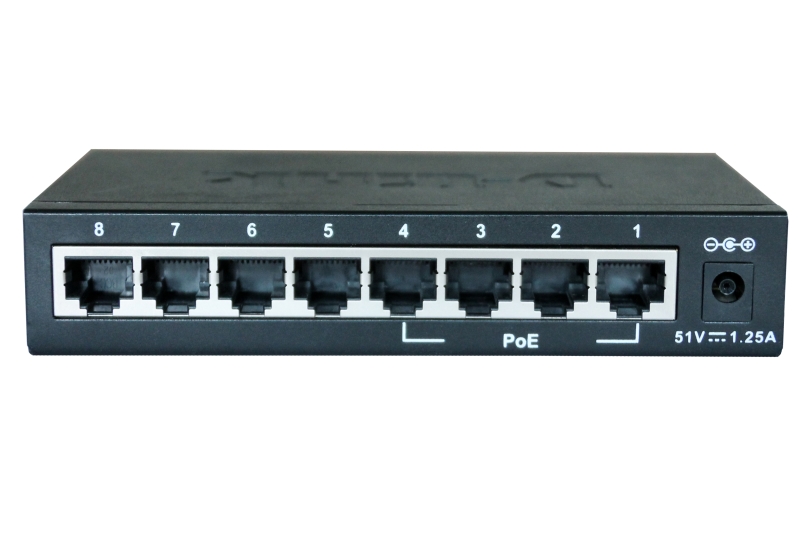 Неуправляемый коммутатор D-Link DES-1008P